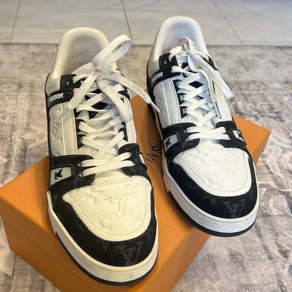 LV Trainer sneaker.  New size 10 1/2